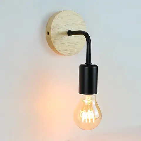 B·LED BARCELONA LED Lámpara De Pared Industrial Retro, De Interior, Lámpara De Agua Steampunk De Metal Retro, Decoración De Estilo Rural, Adecuada para Bares Familiares, Cafés Y Hoteles, LM134-N-Y  