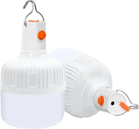 Ceboic Linterna de Camping, 2 Piezas Lámpara Camping LED Regulable Portatil 800 Lumen 2 Modos de Luz, Farol Camping Impermeable con Pilas para para Camping Tienda Pesca Senderismo Emergencia Jardín  