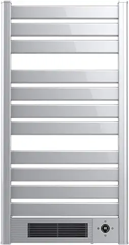 Cecotec Radiador Toallero Eléctrico Bajo Consumo Ready Warm 9770 Ceramic Towel INOX. Calefactor Cerámico Incorporado, 2000 W, Pantalla LED, Mando a Distancia, Temporizador, IPX4  