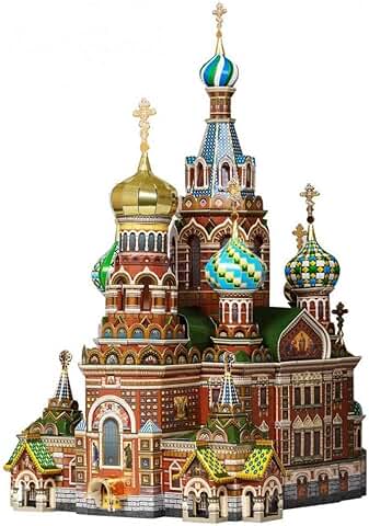 Clever Paper- Puzzles 3D Iglesia del Salvador, San Petersburgo (14110)  