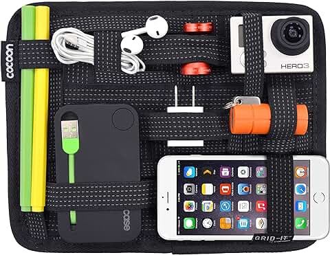 Cocoon GRID-IT! Organizador Pequeño 7.25" x 9.25" Negro  