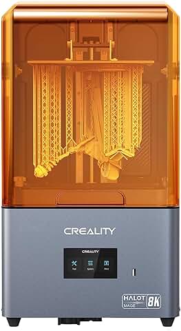 Creality Halot-Mage Impresora 3D Resina, 10,3 Pulgadas Ultra 8K 3D Printer Pantalla LCD Monocromática, Impresión UV Impresora 3D MSLA de Alta Precisión, Doble Eje Z, Tamaño de Impresión 228x128x230mm  