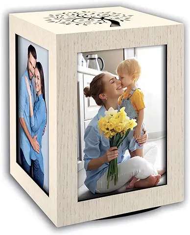 Cubo Giratorio Fotos. Marcos Personalizados para Fotos. Marcos de Fotos Múltiples. Decoración Hogar. Árbol de la vida Personalizado. Marco Fotos 10x15. ÁRBOL GRANDE  