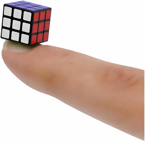 Cubo Mágico Más Pequeño del Mundo, 3x3 1 Centímetro, Rompecabezas Mini, Puzzle 3d, Speed Cube, Regalo en Miniatura para Niños y Adultos  