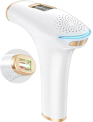 Depiladora Laser IPL Depiladora Luz Pulsada para Hombres y Mujeres, 3 Funciones HR/SC/RA y 9 Niveles de Energía,999,900 Flashes Indolora Depilación Láser para Cara, Axilas, Piernas, Cuerpo  