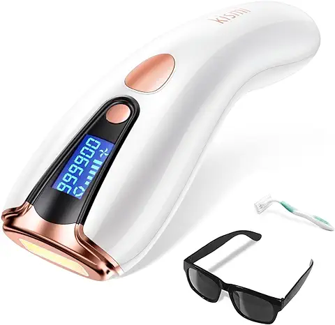 Depiladora Luz Pulsada IPL 999,900 Flashes Sistemas de Depiladora Laser Indoloro Dispositivo Profesional para Piernas Cara Cuerpo Bikini Axilas  