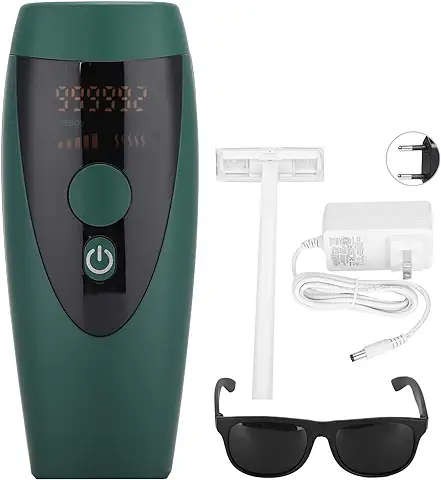 Dispositivo de Depilación con Depilación con luz Pulsada IPL, Dispositivos IPL Depilación con Láser Depilación con luz Láser con Gafas de Seguridad(verde)  