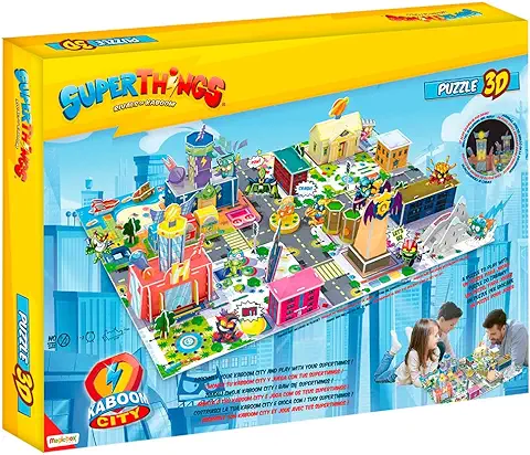 Eleven Force- Puzzle 3D Superthings Kaboom City 2022 (Expansión) Juguetes, Multicolor, único (15532)  