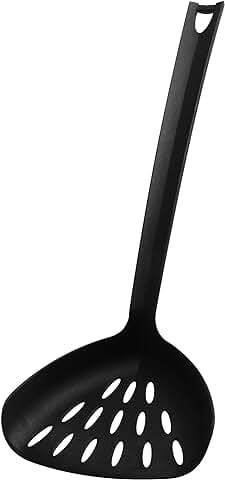 FACKELMANN 40241 Wok Asia Line - Pala de Cocina de Plástico, Cuchara para Ollas y Sartenes Revestidas (color: Negro), Cantidad: 1 Pieza  