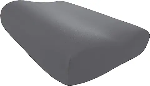 Funda Edda Lux Hecha para Almohada Original Tempur S, M, L y XL, 50 x 31 cm, Suave, Ideal para Almohada Cervical, de Jersey Algodón 100%, Pizarra  