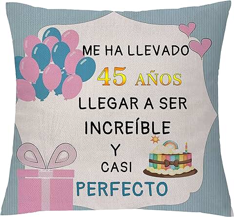 Fundas de Cojín de Feliz Cumpleaños Funda de Almohada de Abrazo Especial para Mejores Amigos Hija Hijo Hermana Hermano tía Mamá Abuela Regalo de Cumpleaños Inspirador Decoración del Hogar (45)  