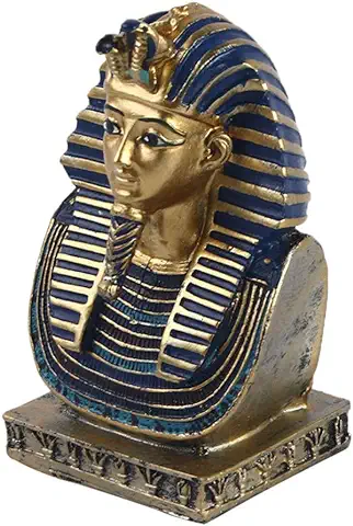GARNECK Escultura de Faraón Egipcio Adorno para El Hogar Estatua Egipcia Antigua Estatuilla Coleccionable Decoraciones de Escritorio Decoración del Rey Faraón  