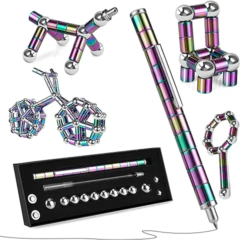 Geniales Bolígrafo Magnético, Cool Fidget Pen Regalos San Valentín Divertido, Novedad Regalos Cumpleaños para Novio Marido Regalos Adolescentes y Chico Gadgets  