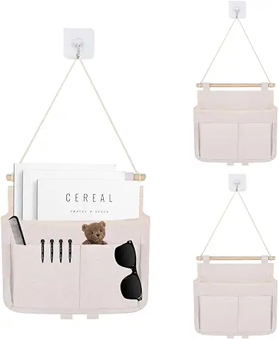 HFDONGL Organizador Colgante 3 Piezas Bolsa de Almacenamiento para Colgar Bolsa de Alamcenamiento Colgante Organizador BañO Colgar Organizador Colgar Organizador Pared para Hogar Oficina Pasillo BañO  