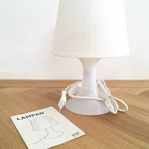 IKEA Lámpara de Mesa, Blanco  