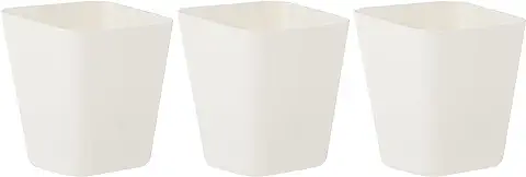 Ikea NEW SUNNERSTA - Contenedor (3 Unidades), Color Blanco  