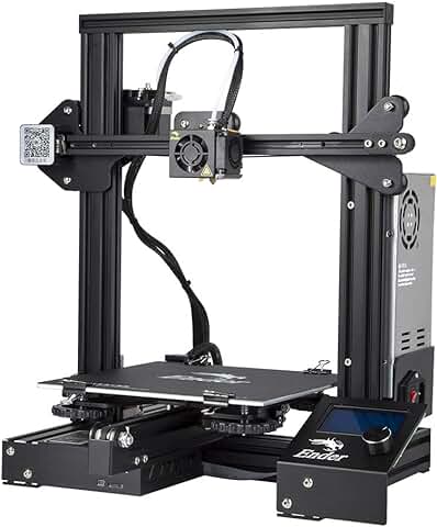 Impresora 3D Oficial Creality Ender-3, Dispositivo de Protección de Energía, Impresión de Reanudación, Tamaño de Impresión 220 x 220 x 250 mm  