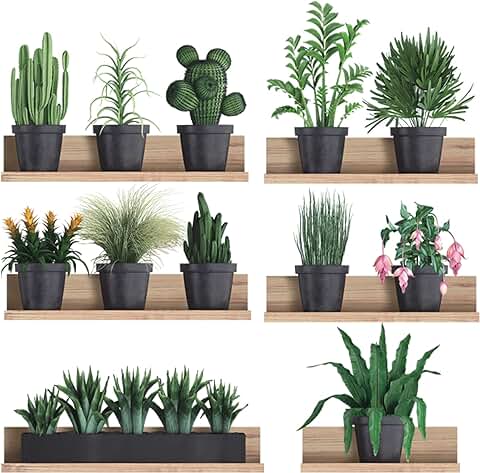 KAIRNE Adhesivo Decorativo para Pared de Plantas Verdes 3D de PVC, Flores Rosas, Plantas en Maceta, para Dormitorio, Planta de Flores, para Cocina, Oficina, Pasillo, Decoración de Pared  