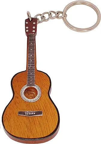 Llavero Madera Guitarra Clásica Española SGK-0444 Regalo Musical - Rockmusic España  