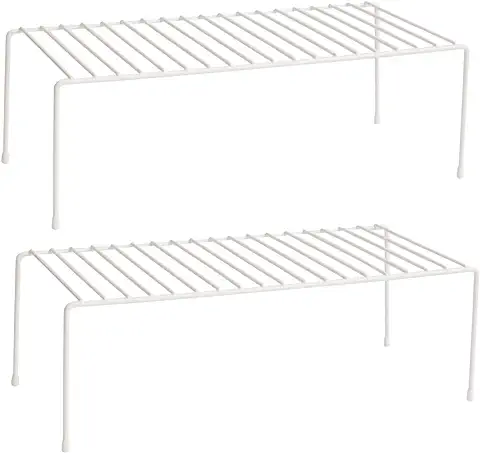 Lonian Organizador de Armario de Cocina, Estante de Almacenamiento para el Hogar y la Cocina, Estante de Alambre Hecho de Metal para Armarios de Cocina, Encimeras, Despensas, Alimentos y Utensilios,  