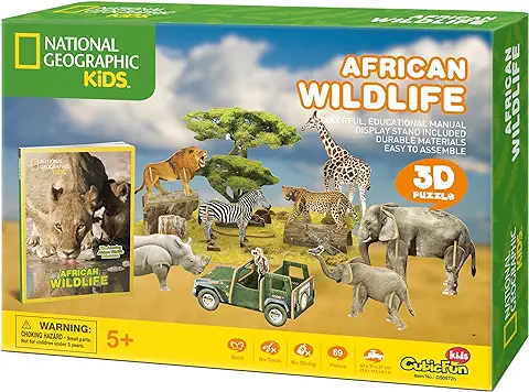 National Geographic – Vida Silvestre Africana – Puzzle 3D  