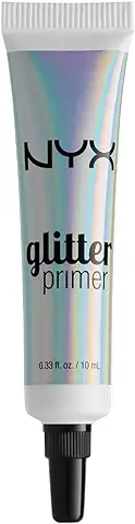 NYX Professional Makeup Prebase de Purpurina Glitter Primer, Gel Fijador para Purpurina Suelta, Sombra de ojos y Pigmentos, Larga Duración  