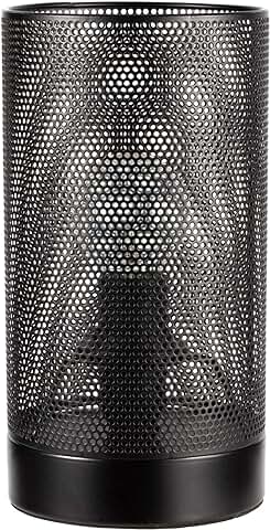 Pauleen 48100 Luminaria Black Mesh Máx. 20 W E14, Malla, Alambre, Negro, Lámpara de Sobremesa 230 V Metal, Table Lamp  