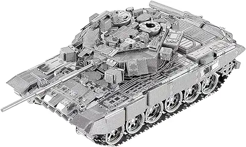 Piececool Puzzle 3D Maqueta Metal, Tanque de Batalla Principal T-90A Puzzles 3D Maquetas para Montar, Maquetas para Construir Adultos y Adolescentes  