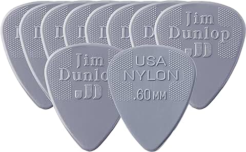 PUAS PARA GUITARRA CLASICA ESPAÑOLA DUNLOP NYLON 44P.60 PACK 10 UNIDADES - ROCKMUSIC ESPAÑA  