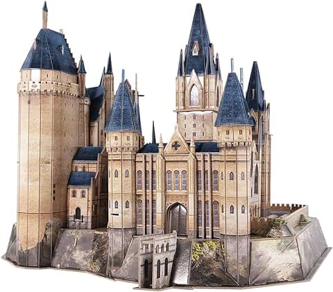 Puzzle 3D Harry Potter - Torre de Astronomía | Puzzle 3D Niños | Puzzle Harry Potter 243 Piezas | Puzzles 3D | Harry Potter Regalos | Harry Potter Puzzle 3D  