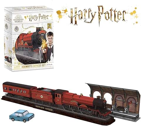 Puzzle 3D Harry Potter - Tren Expreso | Puzzle 3D Niños | Puzzle Harry Potter 180 Piezas | Puzzles 3D | Harry Potter Regalos | Harry Potter Puzzle 3D  