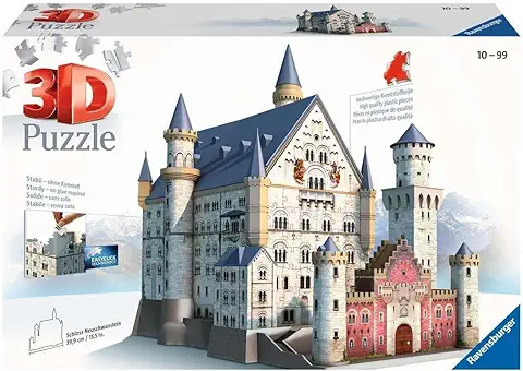 Ravensburger - 3D Puzzle Building Castillo de Neuschwanstein (12573 9)  
