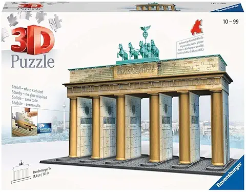 Ravensburger - Puzzle 3D, Diseño Puerta de Brandenburgo (12551 7)  