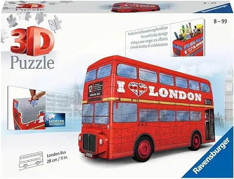 Ravensburger - Puzzle 3D London Bus (12534)  
