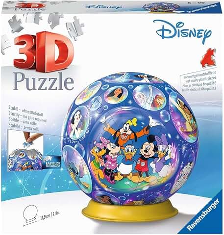 RAVENSBURGER PUZZLE- Ravensburger 11561-Puzzle 3D (72 Piezas, para Fans de Disney a Partir de 6 Años) (11561)  