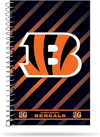 Rico Industries NFL Cincinnati Bengals - Cuaderno de Reglas de 100 Hojas  