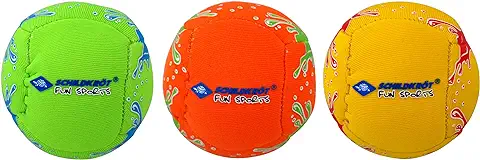 Schildkröt Funsports Set de Mini Pelotas Divertidas de Neopreno, 3 Mini Bolas para Patear, Lanzar, Atrapar, Hacer Malabares, Ø 5 cm, Doble Pared, Rellenas de Gránulos de Plástico, 970181  