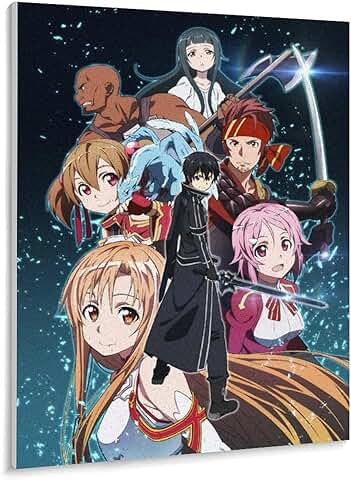 Sword Art Online Anime Cartoon Puzzle 1000 Piezas Rompecabezas de Madera, Juguetes Educativos para Niños, Ensamblaje de Entretenimiento y Juego de Descompresión(75x50cm-zx110cv  