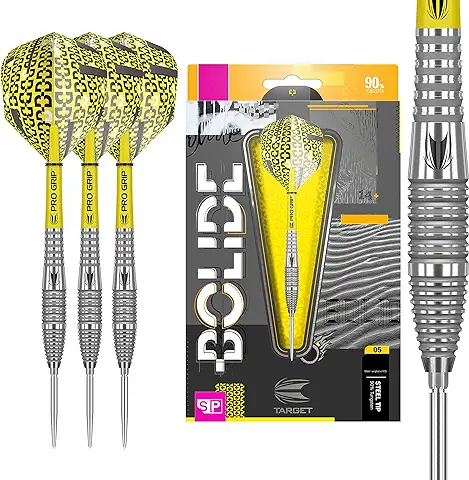 Target Darts Bolide - Juego de Dardos (90% Tungsteno, Punta Suiza, Punta de Acero)  