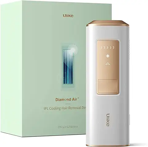 Ulike Air+ Depiladora Mujer/Hombre Luz Pulsada, Dispositivo de Depilación IPL sin Dolor para Cuerpo Cara y Piernas, un gran Regalo para ella (Blanco)  