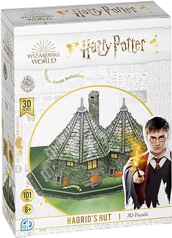 University Games 08482 Harry Potter Hagrid's Hut 3D Puzzle  