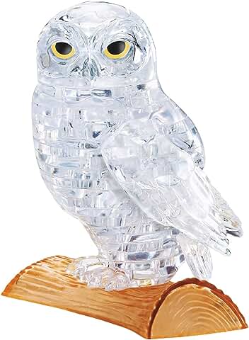 Verdes Crystal Puzzle 59164 - 3D Puzzle Owl (Clear)  