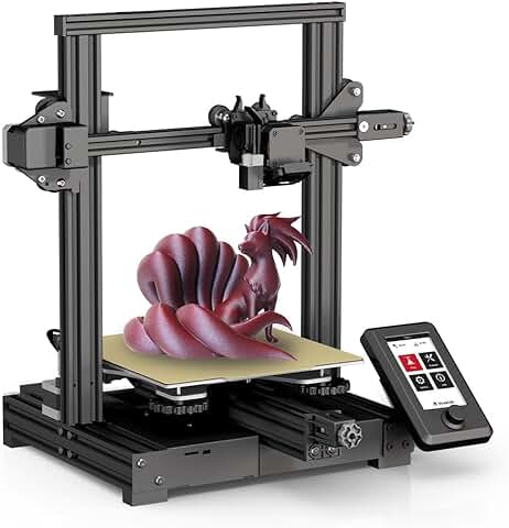 Voxelab Aquila S3 Impresora 3D,impresión de alta Velocidad de 200mm/s con Nivelación Inteligente,extrusor de Accionamiento Directo de Doble Engranaje Totalmente Metálico con Boquilla Endurecida De300℃  