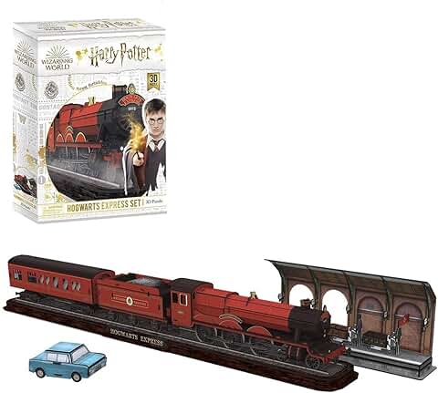 World Brands - Harry Potter - Expreso de Hogwarts Puzzles 3D, Kit de Construcción, Multicolor, DS1010H  