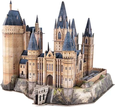 World Brands - Puzzle 3D Harry Potter, Torre de Astronomía Hogwarts, Puzzles 3D, Maquetas para Construir Adultos, Regalos Divertidos, Regalo para Niños, Decoracion Habitacion, 243 Piezas