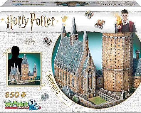 Wrebbit 3D , Harry Potter Hogwarts Hall Puzzle , Puzzle , Ages 14+  