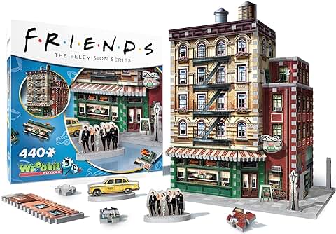 Wrebbit3D, Friends: Central Perk Café (440pc), 3D Puzzle, Ages 14+  