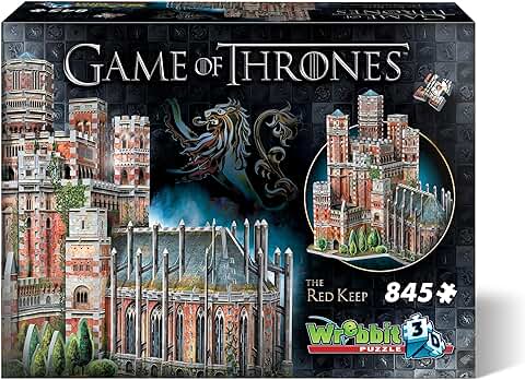 Wrebbit3D, Game of Thrones: Red Keep (845pc), 3D Puzzle, Ages 14+  