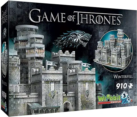Wrebbit3D, Game of Thrones: Winterfell (910pc), 3D Puzzle, Ages 14+  