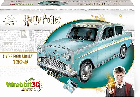 Wrebbit3D , Harry Potter: Flying Ford Anglia (130pc) , 3D Puzzle , Ages 12+  